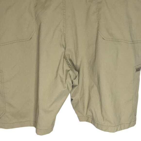 Wrangler Shorts Mens 40 Khaki Performance Zip Cargo 10 Inseam UPF 50 Wicking - Picture 15 of 16